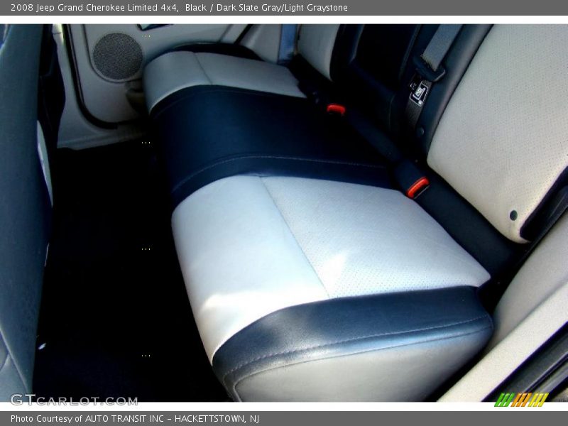 Black / Dark Slate Gray/Light Graystone 2008 Jeep Grand Cherokee Limited 4x4