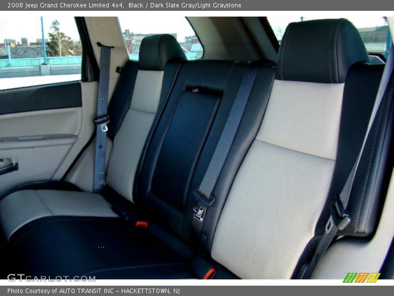 Black / Dark Slate Gray/Light Graystone 2008 Jeep Grand Cherokee Limited 4x4