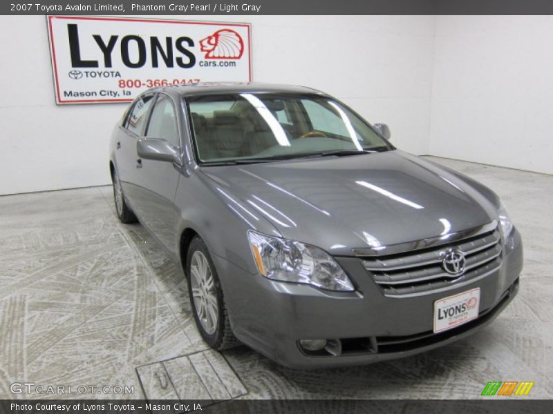 Phantom Gray Pearl / Light Gray 2007 Toyota Avalon Limited