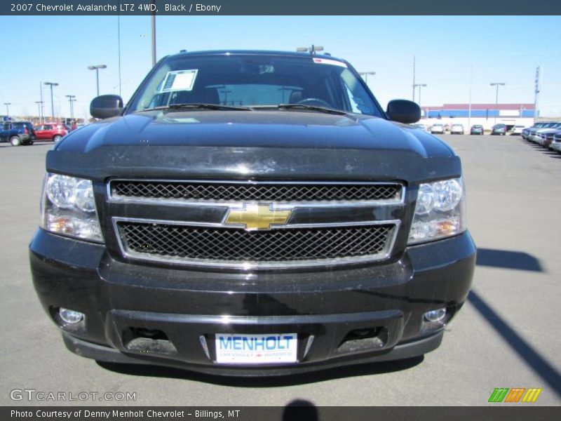 Black / Ebony 2007 Chevrolet Avalanche LTZ 4WD