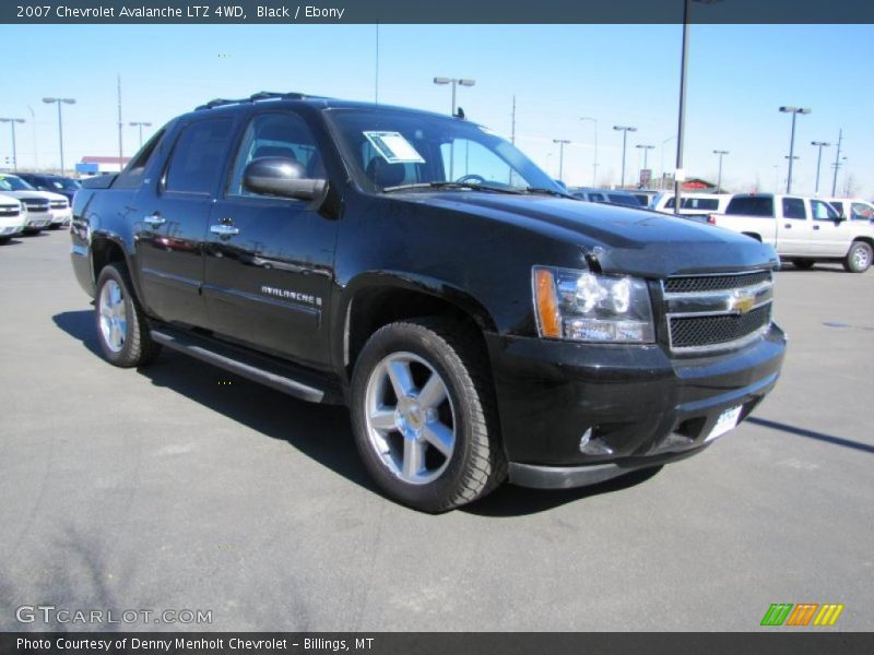 Black / Ebony 2007 Chevrolet Avalanche LTZ 4WD