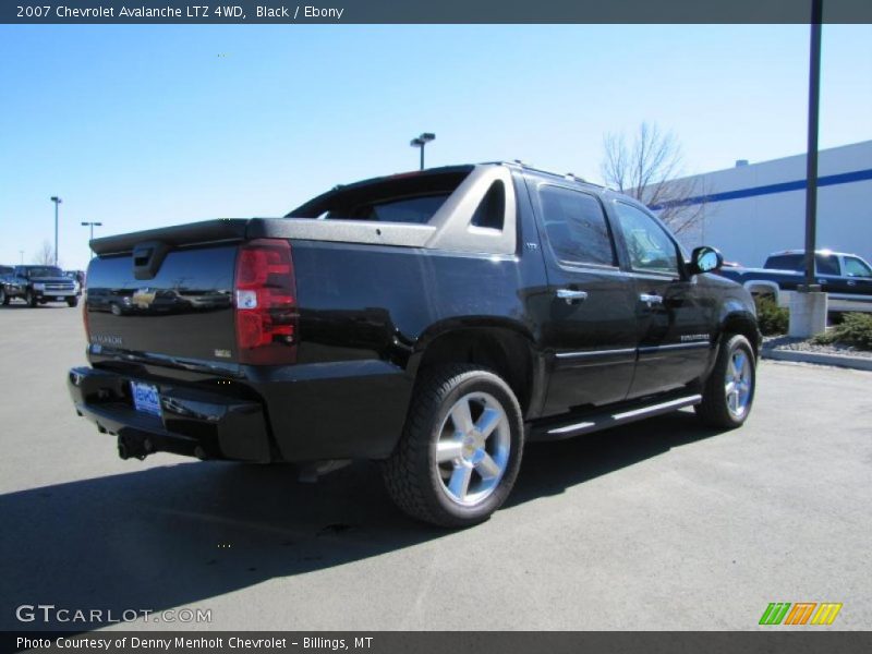 Black / Ebony 2007 Chevrolet Avalanche LTZ 4WD