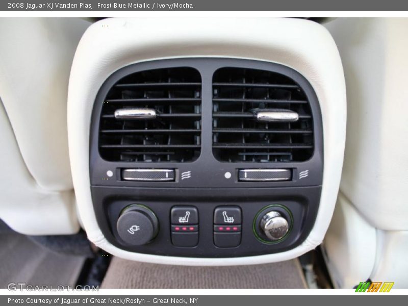 Frost Blue Metallic / Ivory/Mocha 2008 Jaguar XJ Vanden Plas