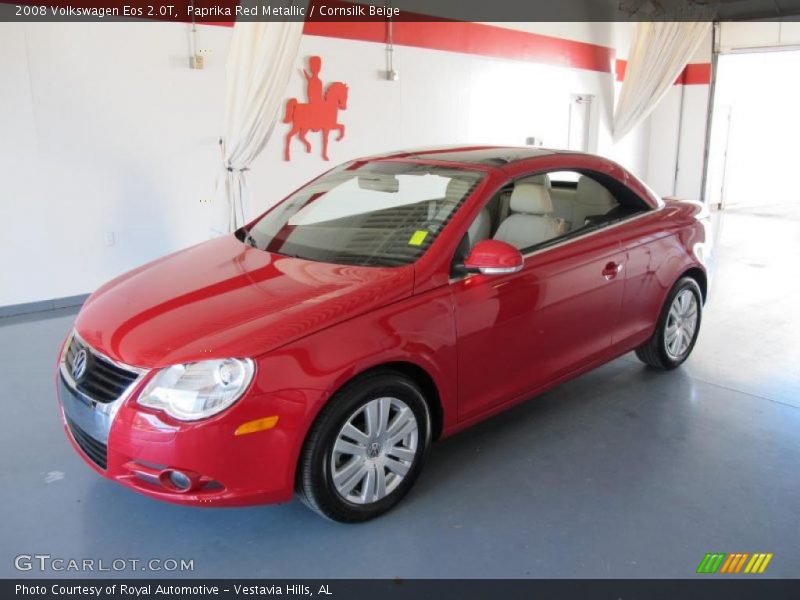 Paprika Red Metallic / Cornsilk Beige 2008 Volkswagen Eos 2.0T