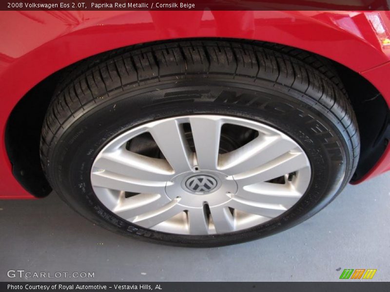 Paprika Red Metallic / Cornsilk Beige 2008 Volkswagen Eos 2.0T