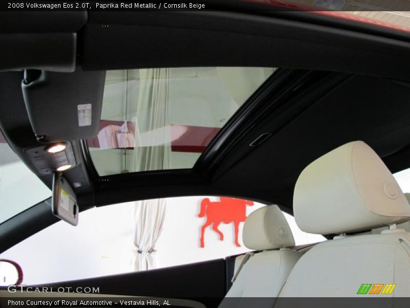 Paprika Red Metallic / Cornsilk Beige 2008 Volkswagen Eos 2.0T