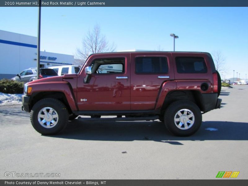Red Rock Metallic / Light Cashmere 2010 Hummer H3