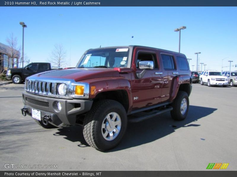 Red Rock Metallic / Light Cashmere 2010 Hummer H3