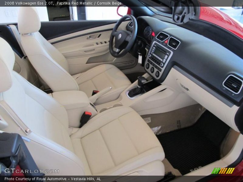 Paprika Red Metallic / Cornsilk Beige 2008 Volkswagen Eos 2.0T