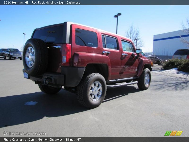 Red Rock Metallic / Light Cashmere 2010 Hummer H3