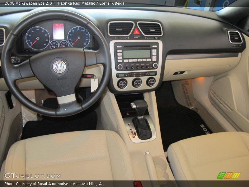 Paprika Red Metallic / Cornsilk Beige 2008 Volkswagen Eos 2.0T