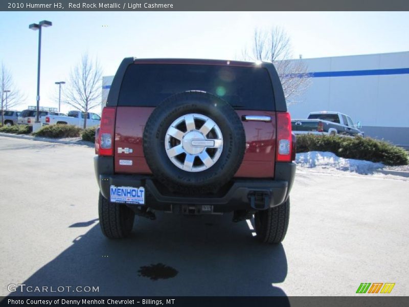 Red Rock Metallic / Light Cashmere 2010 Hummer H3