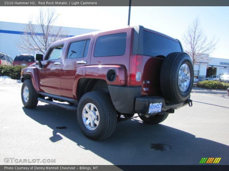 Red Rock Metallic / Light Cashmere 2010 Hummer H3