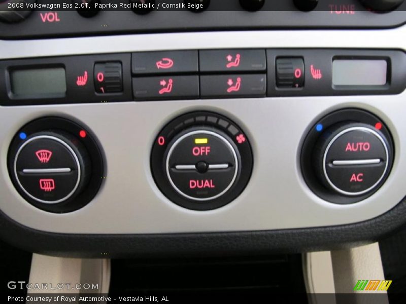 Paprika Red Metallic / Cornsilk Beige 2008 Volkswagen Eos 2.0T