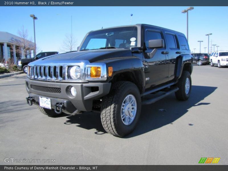 Black / Ebony/Pewter 2010 Hummer H3