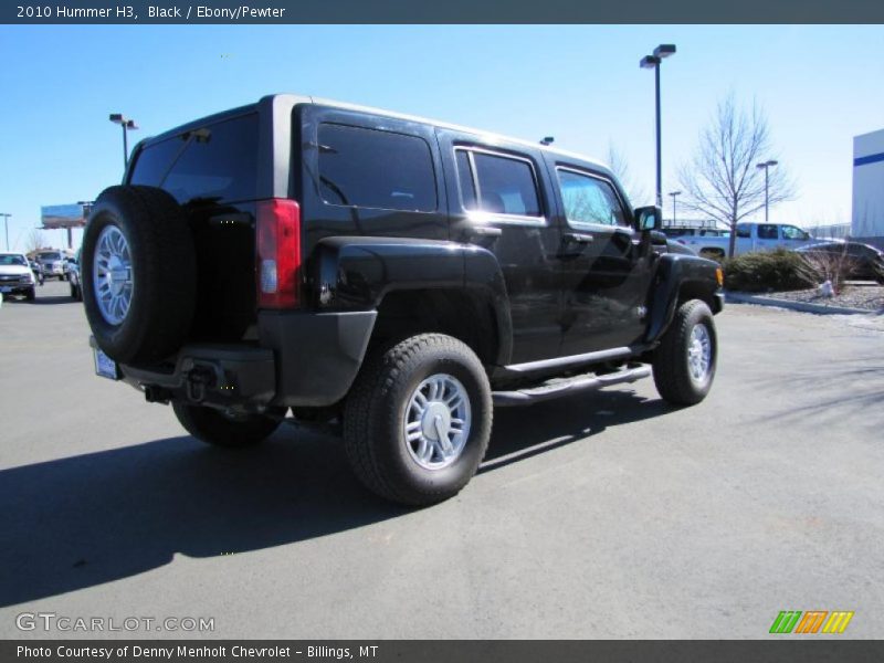 Black / Ebony/Pewter 2010 Hummer H3