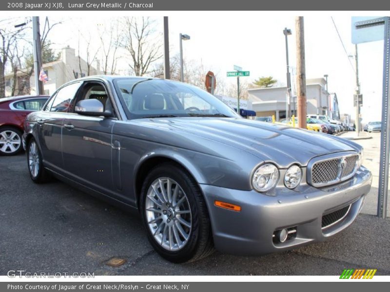 Lunar Grey Metallic / Charcoal 2008 Jaguar XJ XJ8