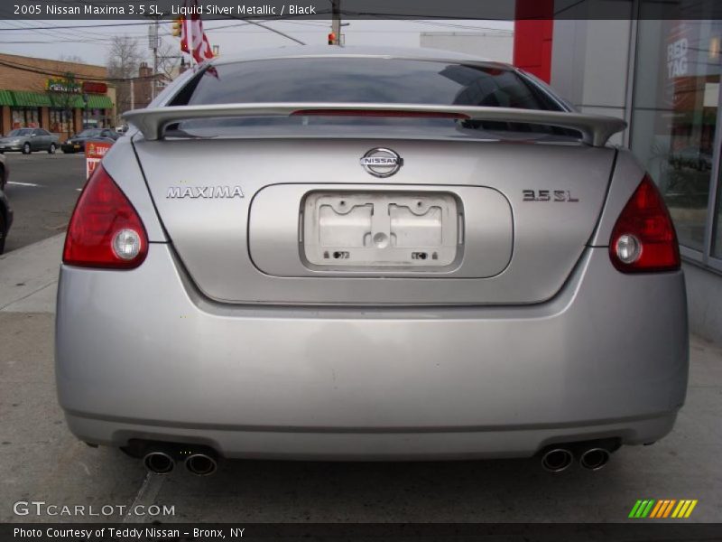 Liquid Silver Metallic / Black 2005 Nissan Maxima 3.5 SL