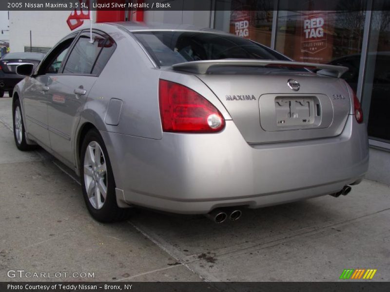 Liquid Silver Metallic / Black 2005 Nissan Maxima 3.5 SL