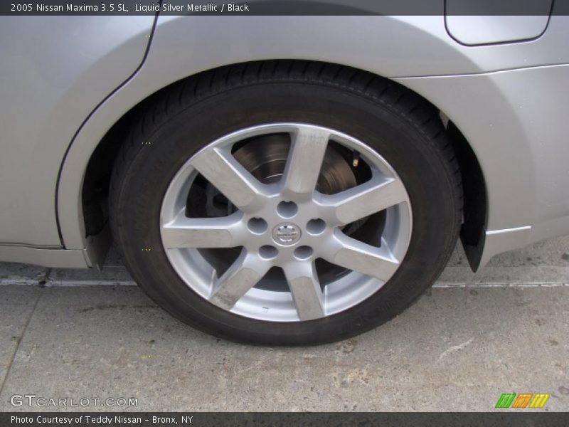 Liquid Silver Metallic / Black 2005 Nissan Maxima 3.5 SL