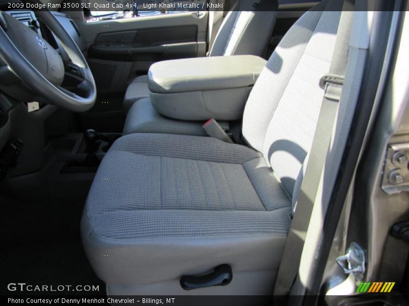 Light Khaki Metallic / Khaki 2009 Dodge Ram 3500 SLT Quad Cab 4x4