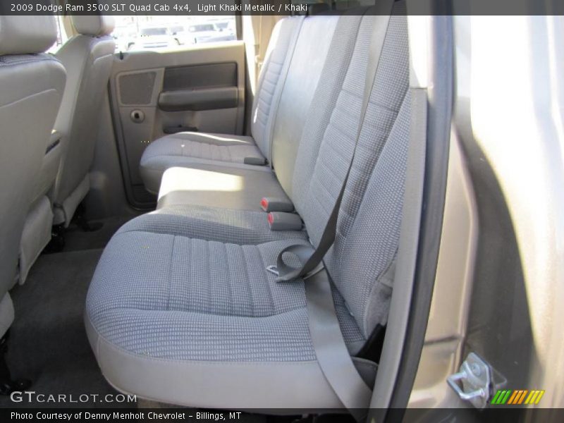 Light Khaki Metallic / Khaki 2009 Dodge Ram 3500 SLT Quad Cab 4x4