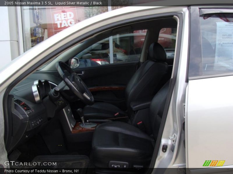 Liquid Silver Metallic / Black 2005 Nissan Maxima 3.5 SL