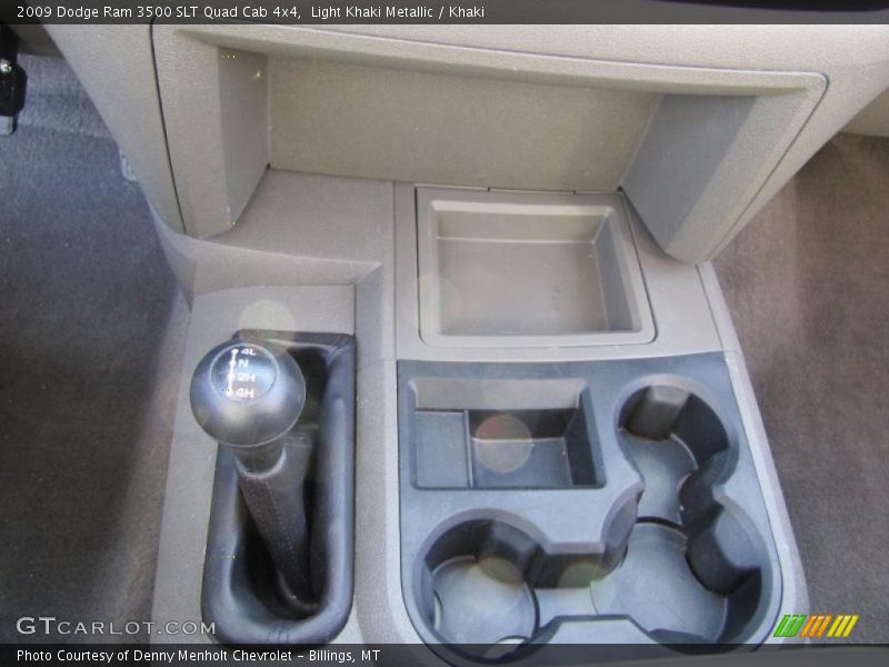 Light Khaki Metallic / Khaki 2009 Dodge Ram 3500 SLT Quad Cab 4x4