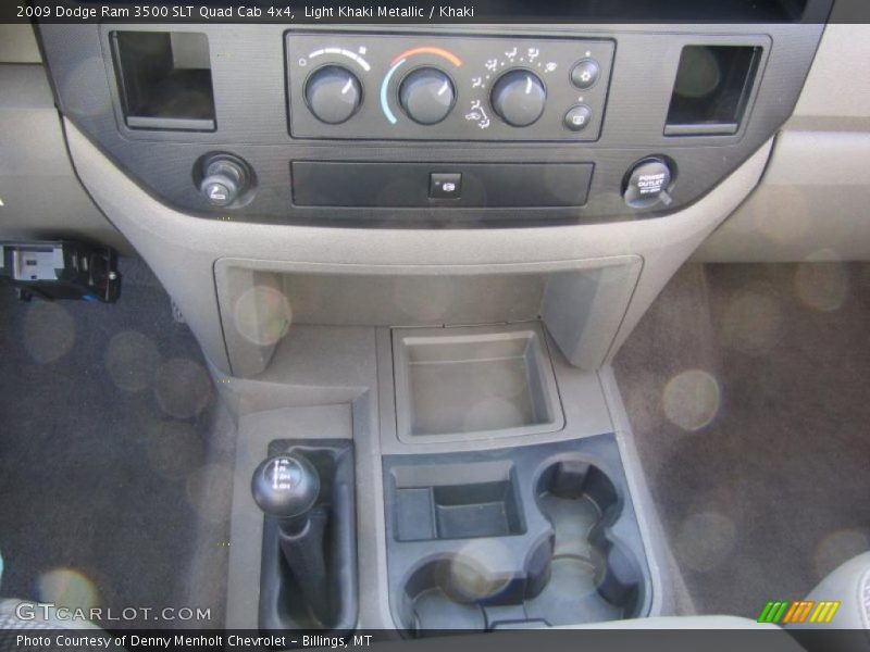 Light Khaki Metallic / Khaki 2009 Dodge Ram 3500 SLT Quad Cab 4x4