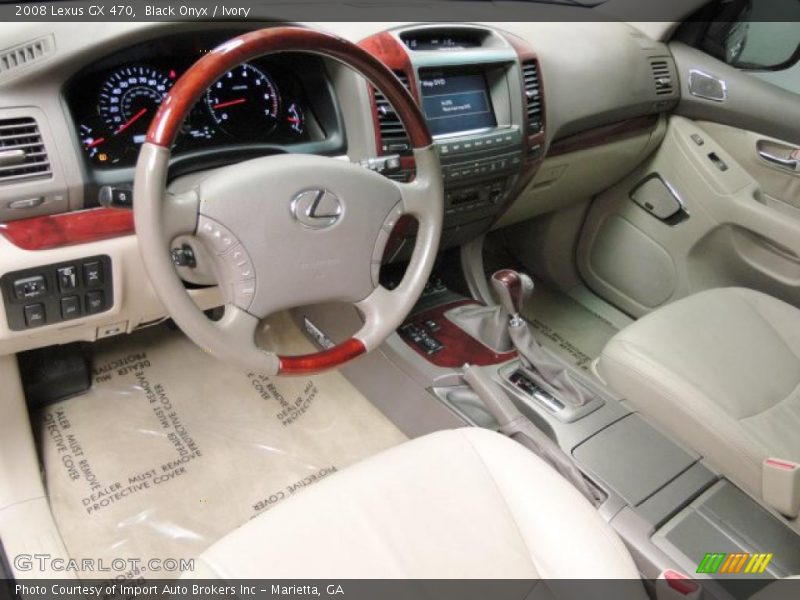 Black Onyx / Ivory 2008 Lexus GX 470