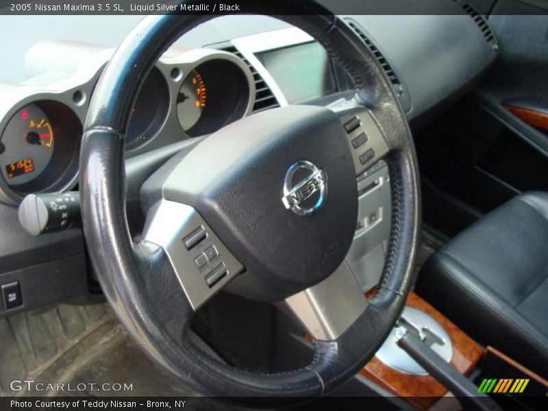 Liquid Silver Metallic / Black 2005 Nissan Maxima 3.5 SL