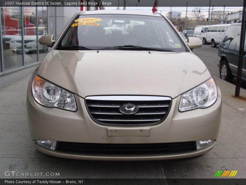 Laguna Sand Beige / Beige 2007 Hyundai Elantra SE Sedan