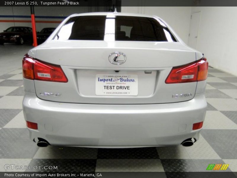 Tungsten Pearl / Black 2007 Lexus IS 250