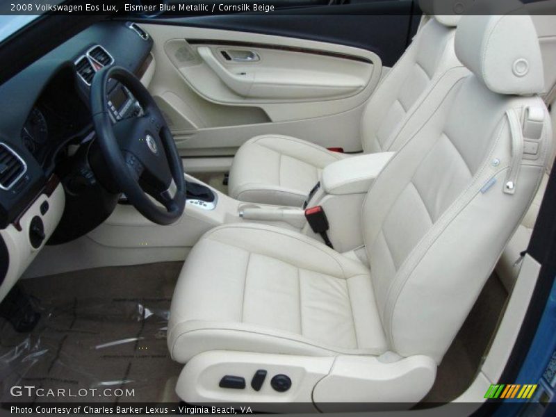 Eismeer Blue Metallic / Cornsilk Beige 2008 Volkswagen Eos Lux