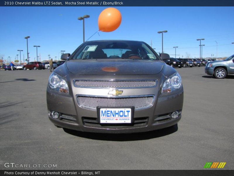 Mocha Steel Metallic / Ebony/Brick 2010 Chevrolet Malibu LTZ Sedan