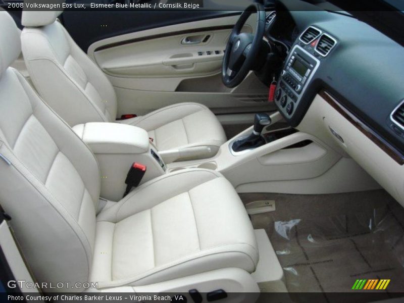Eismeer Blue Metallic / Cornsilk Beige 2008 Volkswagen Eos Lux