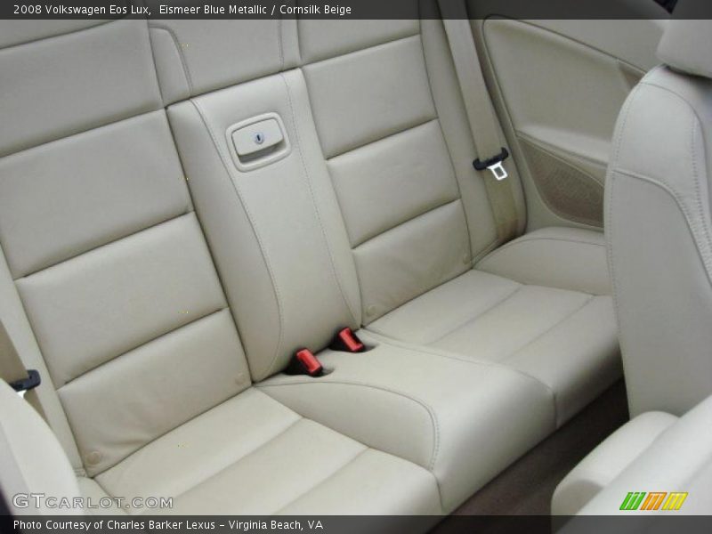 Eismeer Blue Metallic / Cornsilk Beige 2008 Volkswagen Eos Lux