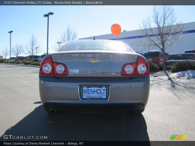 Mocha Steel Metallic / Ebony/Brick 2010 Chevrolet Malibu LTZ Sedan