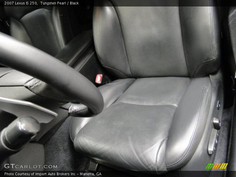 Tungsten Pearl / Black 2007 Lexus IS 250