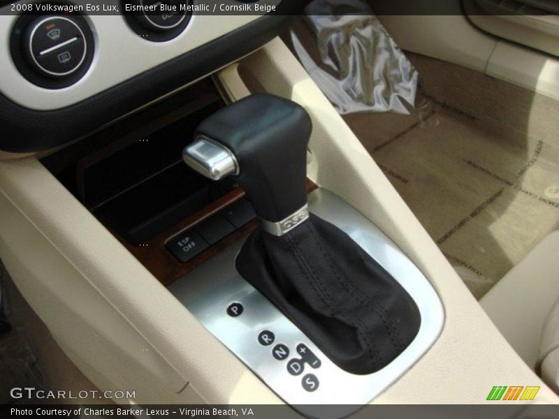 Eismeer Blue Metallic / Cornsilk Beige 2008 Volkswagen Eos Lux