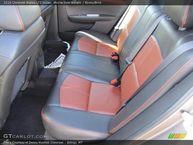  2010 Malibu LTZ Sedan Ebony/Brick Interior
