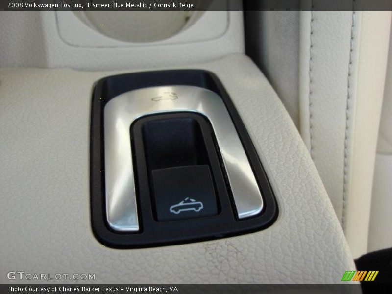 Eismeer Blue Metallic / Cornsilk Beige 2008 Volkswagen Eos Lux
