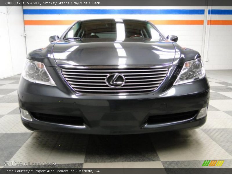 Smokey Granite Gray Mica / Black 2008 Lexus LS 460 L