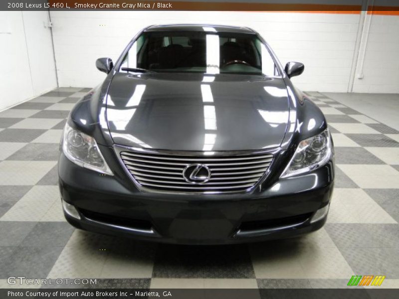 Smokey Granite Gray Mica / Black 2008 Lexus LS 460 L