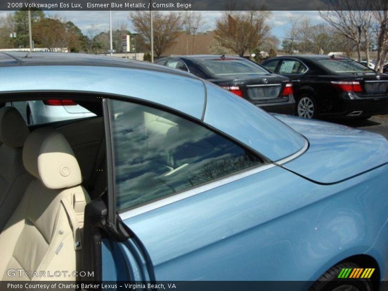 Eismeer Blue Metallic / Cornsilk Beige 2008 Volkswagen Eos Lux