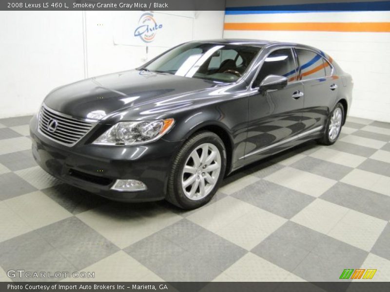 Smokey Granite Gray Mica / Black 2008 Lexus LS 460 L