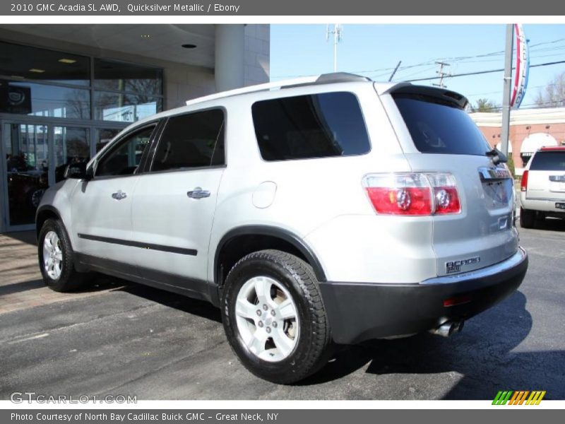 Quicksilver Metallic / Ebony 2010 GMC Acadia SL AWD