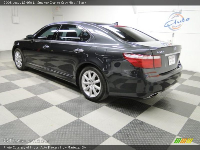 Smokey Granite Gray Mica / Black 2008 Lexus LS 460 L