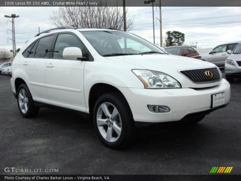 Crystal White Pearl / Ivory 2006 Lexus RX 330 AWD