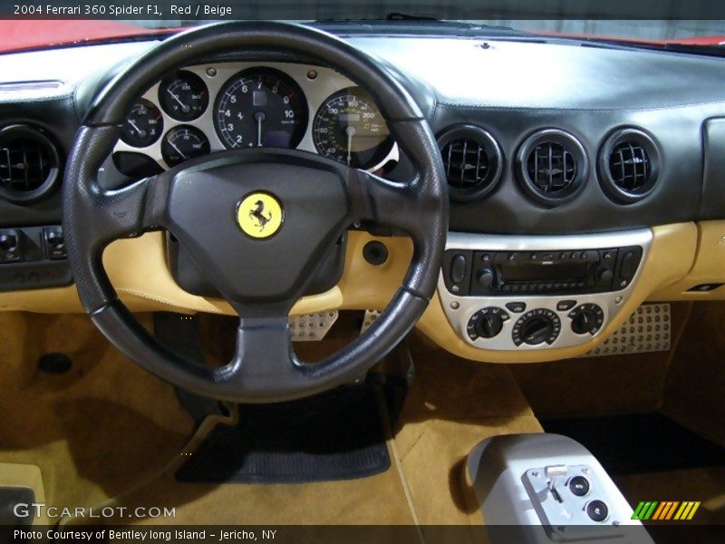 Controls of 2004 360 Spider F1